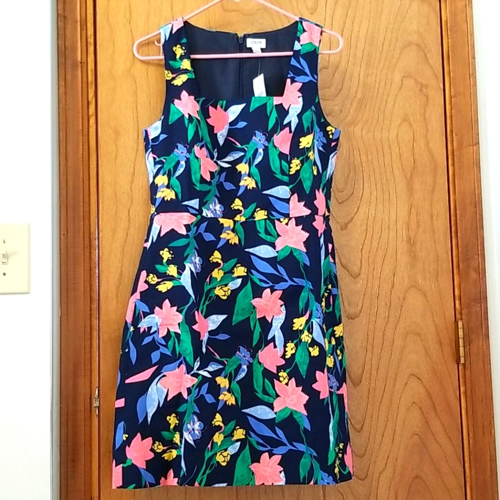 New with tag J crew dress(multi colors)